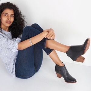 Madewell Black Leather Billie Boot